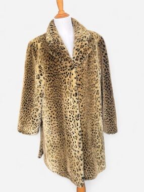 Vintage Worthington Leopard Print Coat